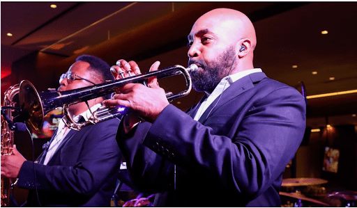 Royal X Band performing live at a corporate gala event in Atlanta